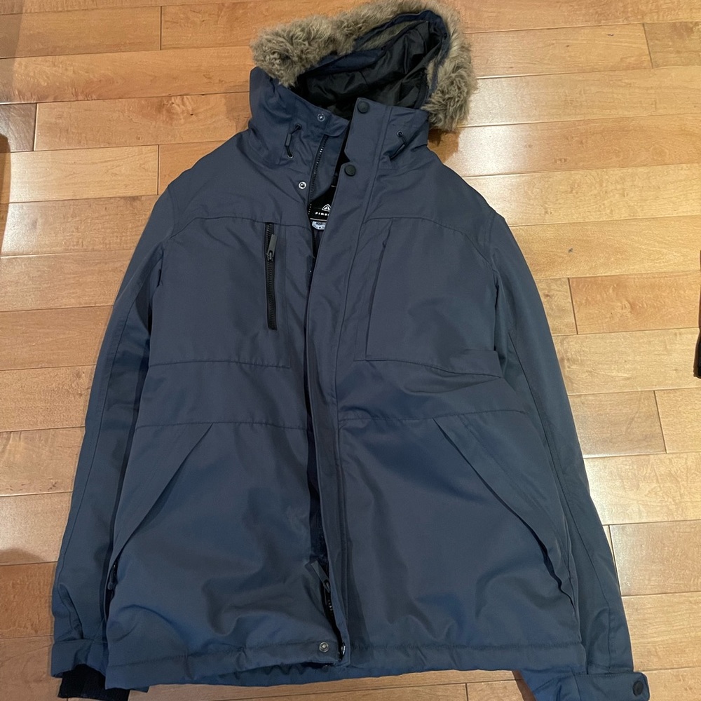 Mens Firefly grey winter coat